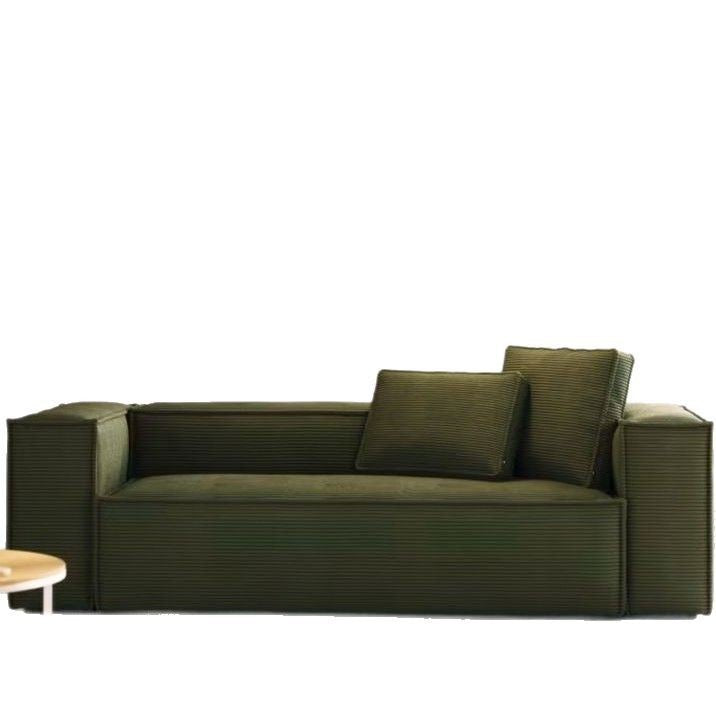 Nordic Luxury Corner Sectional Sofa – Italian-Style Modular Corduroy Vacuum-Packed Couch
