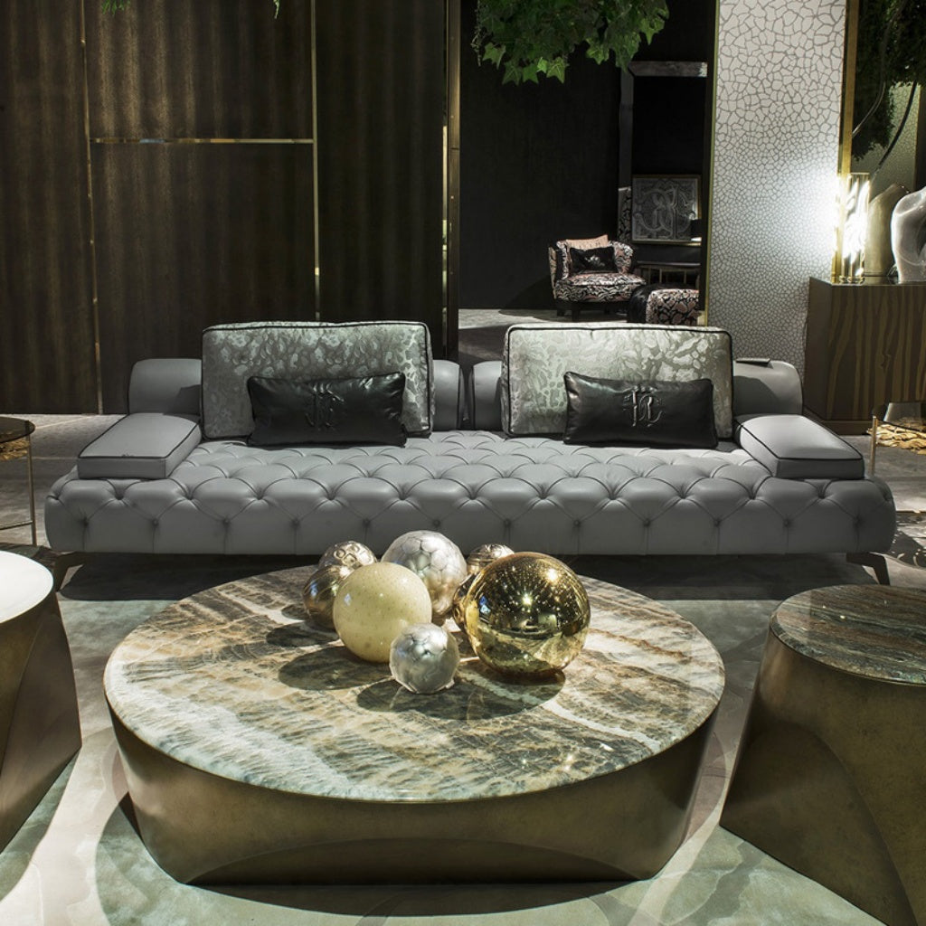 Italian Luxury Postmodern Leather Sofa, additional product image 3 for hospitality project