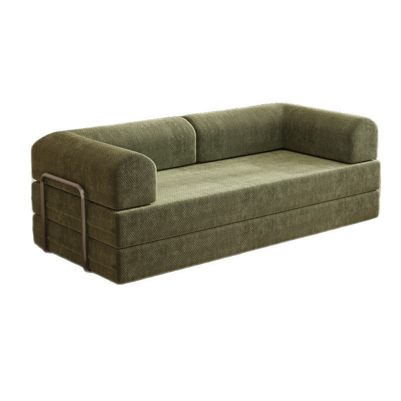 Modern Convertible Corduroy Sofa Bed – Memory Foam Vacuum-Compressed Living Room Set
