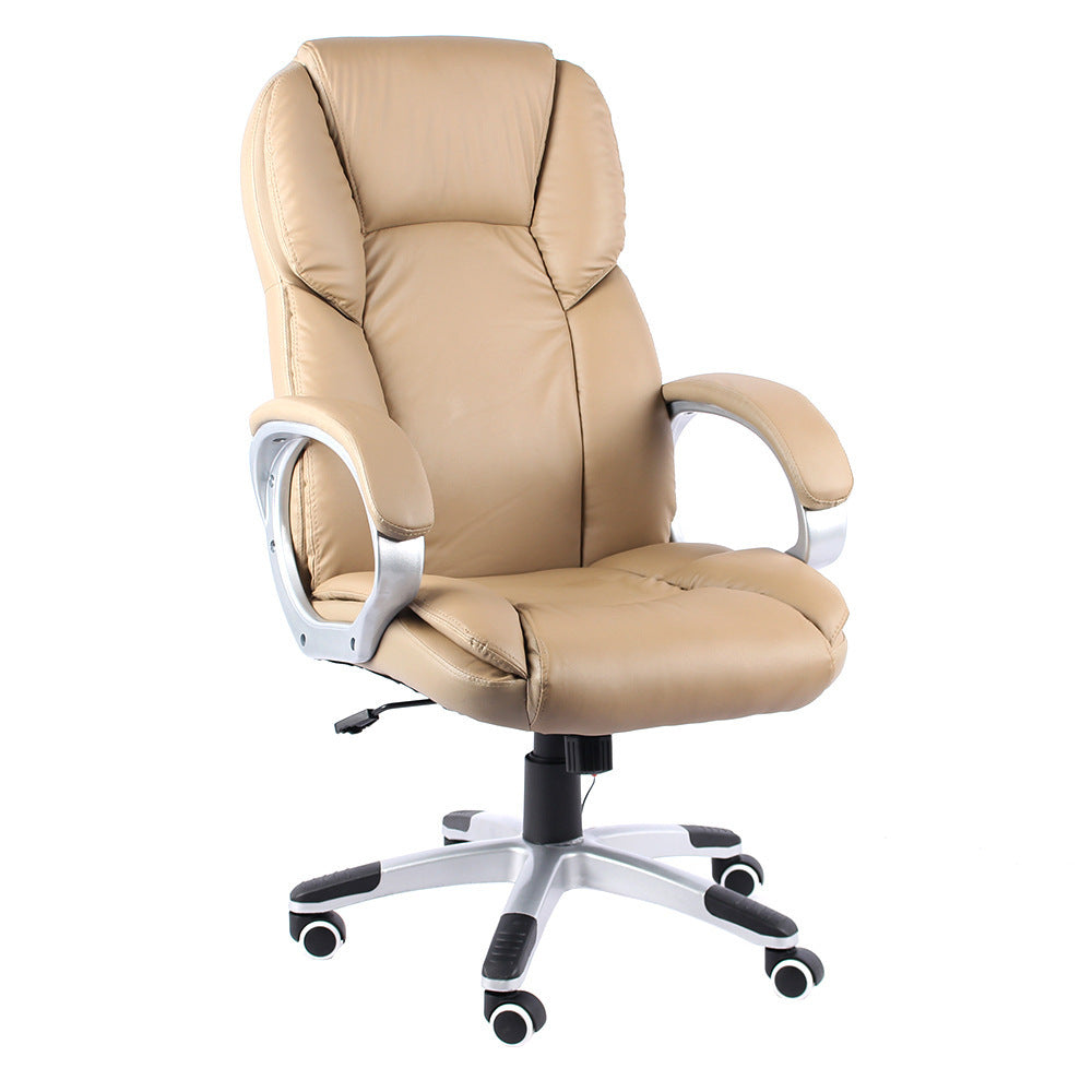 Rotating & Height-Adjustable Office Chair – Leather Computer Chair for Long-Term Comfort, Massage Chair for Office and Home Use