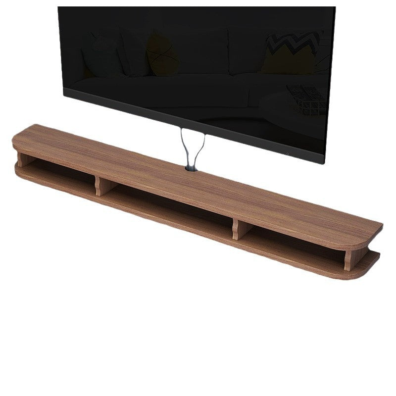 Minimalist Wall-Mounted TV Cabinet – Compact Wooden Hanging Cabinet