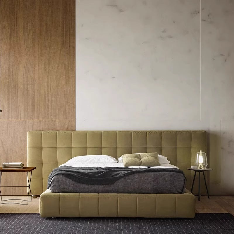 Italian Minimalist Fabric Double Bed, additional product image 3 for hospitality project