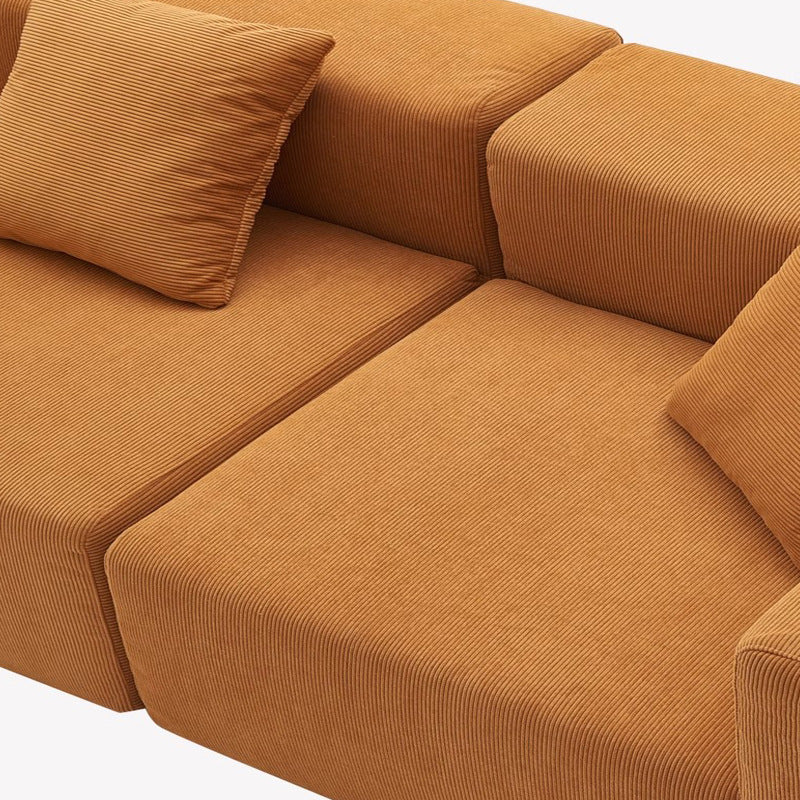 Minimalist Fabric Sofa for Modern Living Room