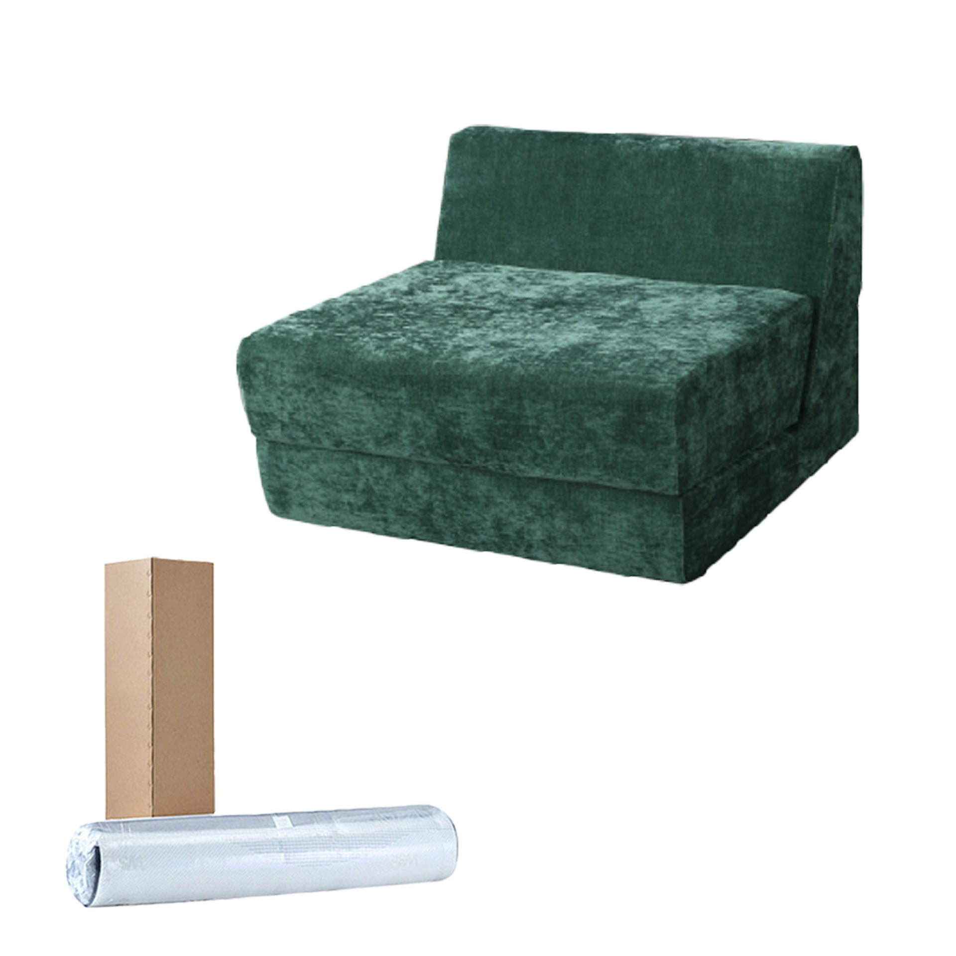 Nordic 3-in-1 Floor Sofa Lounger – Corner Lazy Couch, Vacuum-Compressed Sofa Chair in a Box