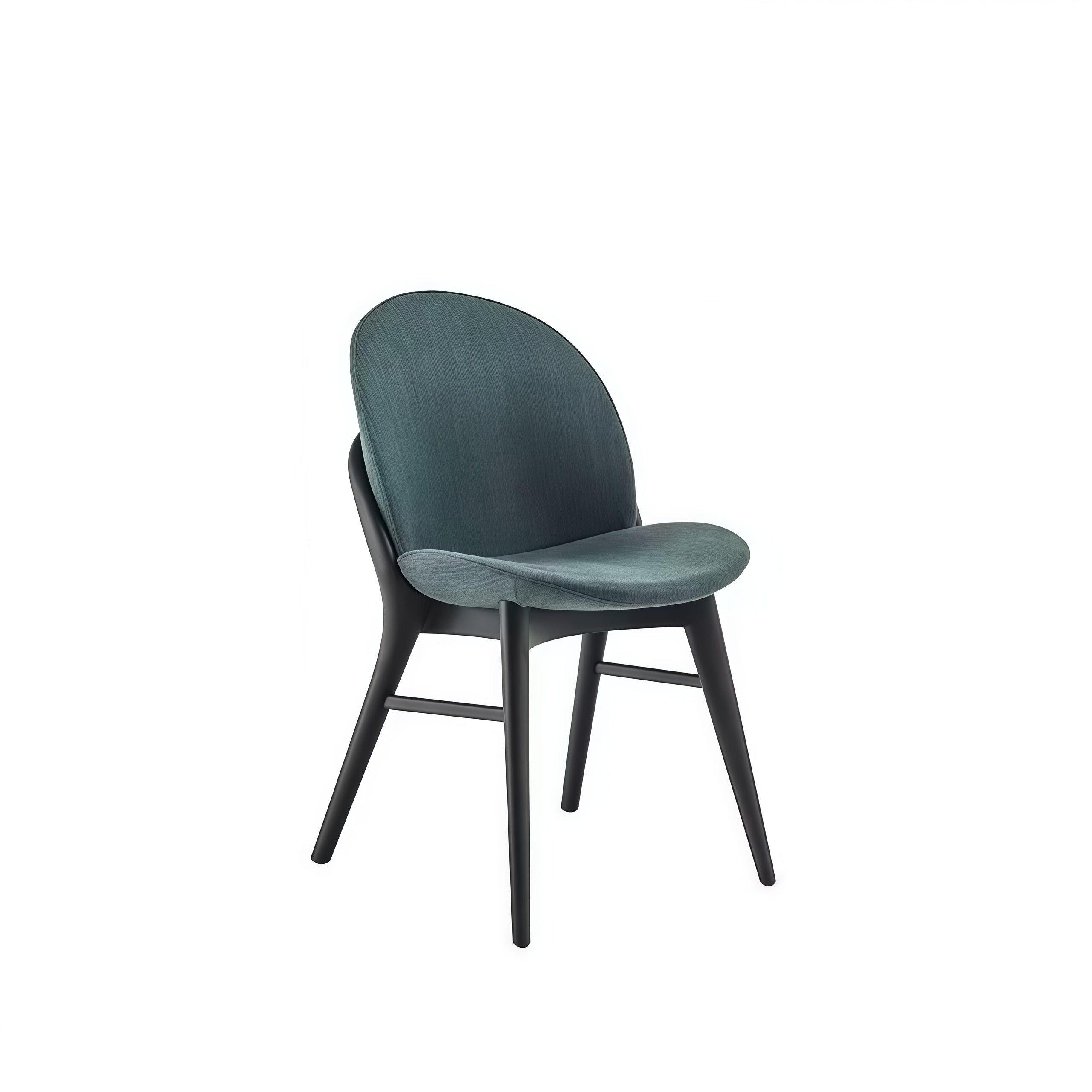 Modern Luxury Solid Ash Dining Chair – Customizable Color & Soft Upholstery