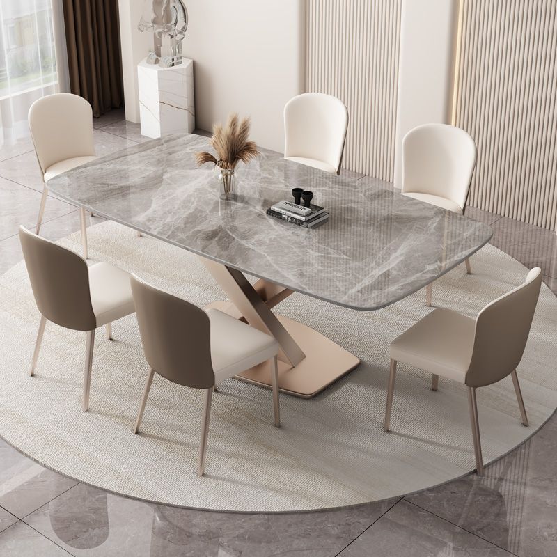 Luxury Dining Table with Marble Top