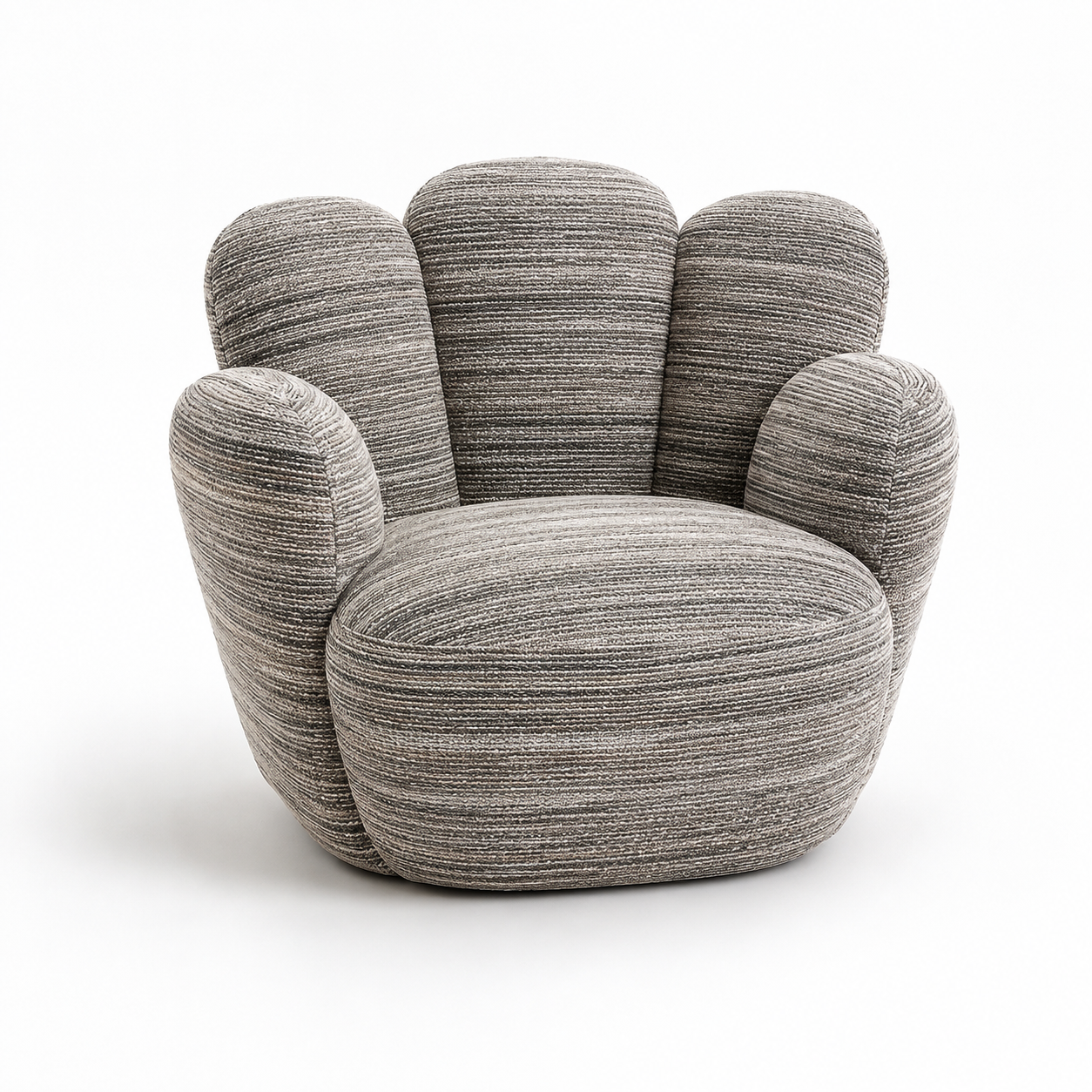 Modern Luxury Fabric Armchair, High-End Comfortable Chair for Living Room, Interior Decor, Customized Furniture