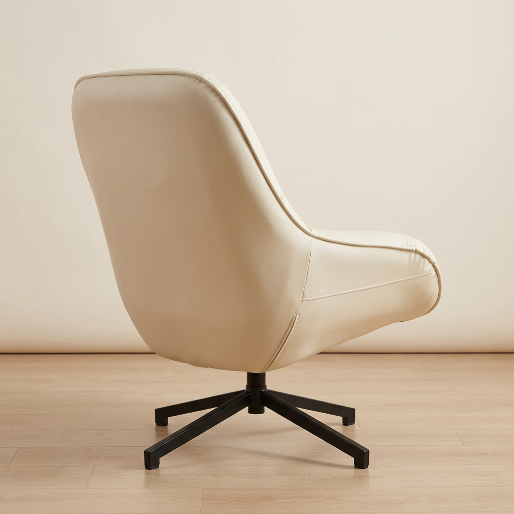Penghao Nordic Luxury Swivel Lounge Chair - Modern Minimalist Single Sofa for Living Room & Balcony