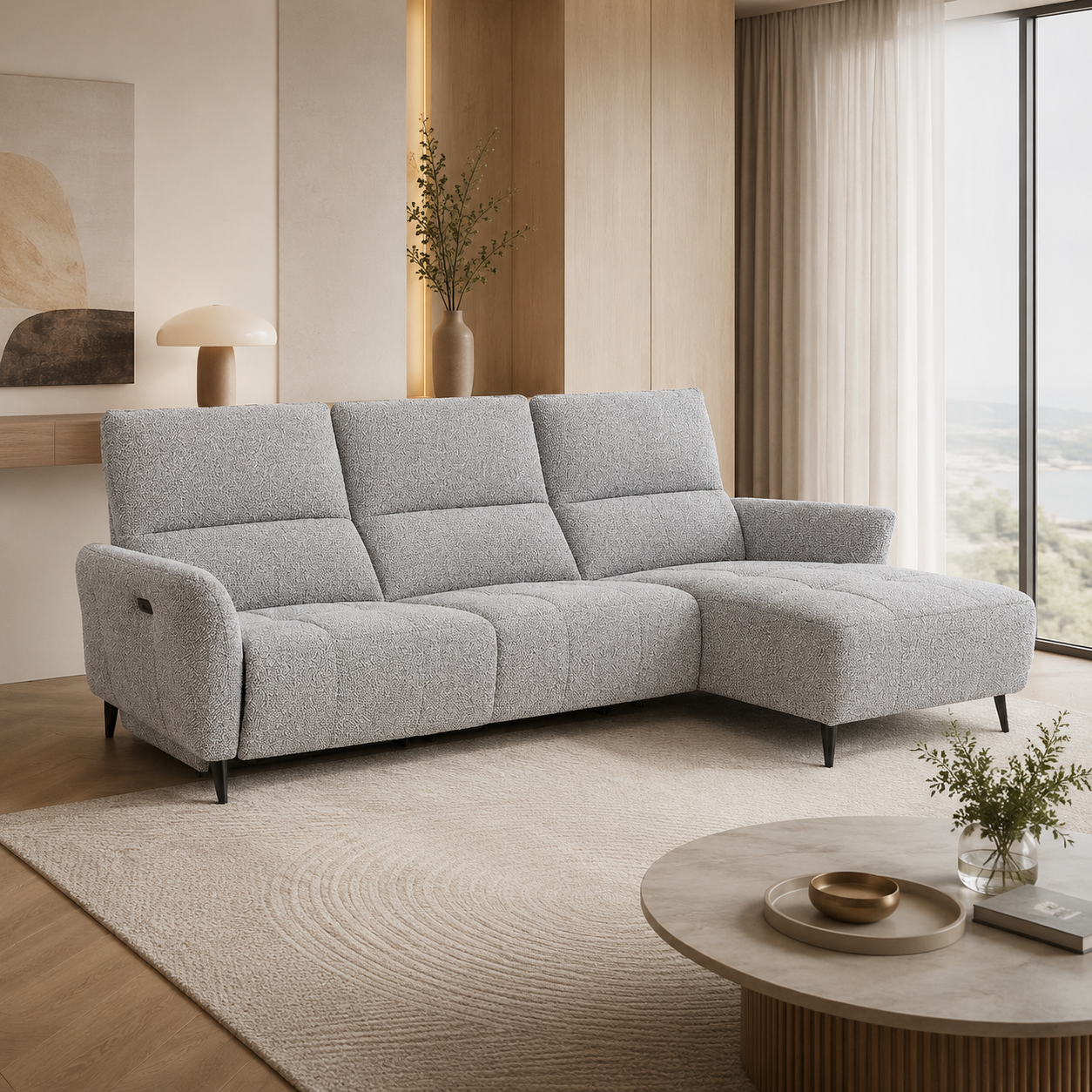 Modern Eco-Friendly Comfortable Double Seat Sofa