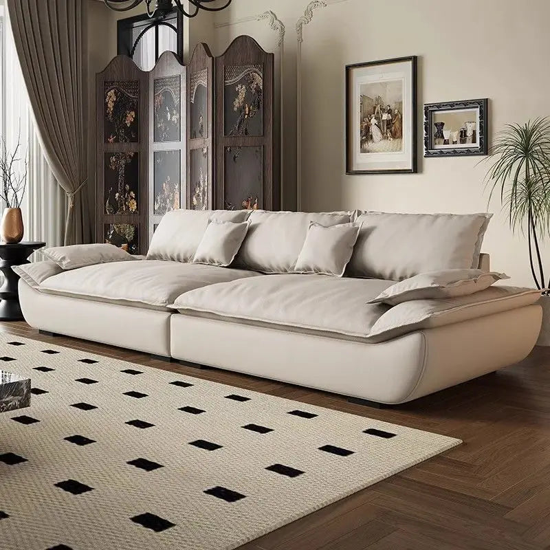 Modern Luxury Double Sofa Bed Minimalist Convertible Classic Large Living Room