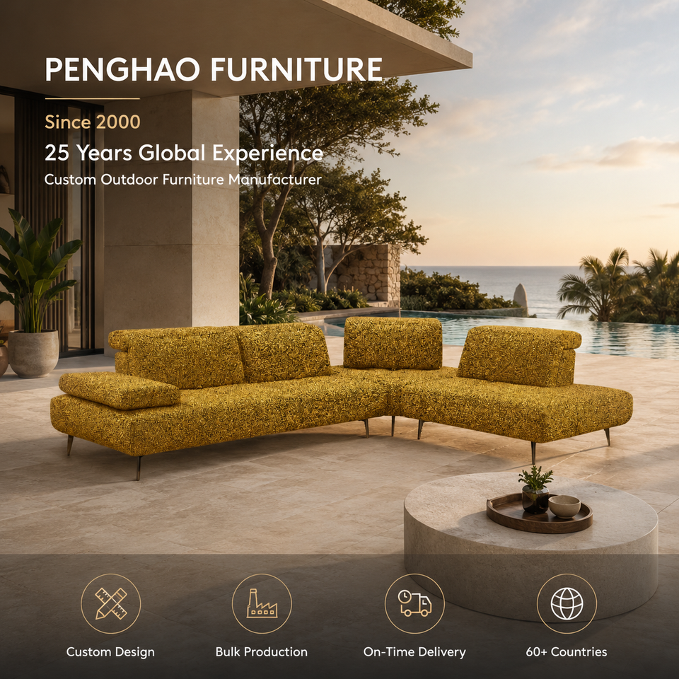 Hot Sale Modern L Shape Fabric Convertible Sectional Sofa 3 Seat Sponge Filled Comfortable Living Room