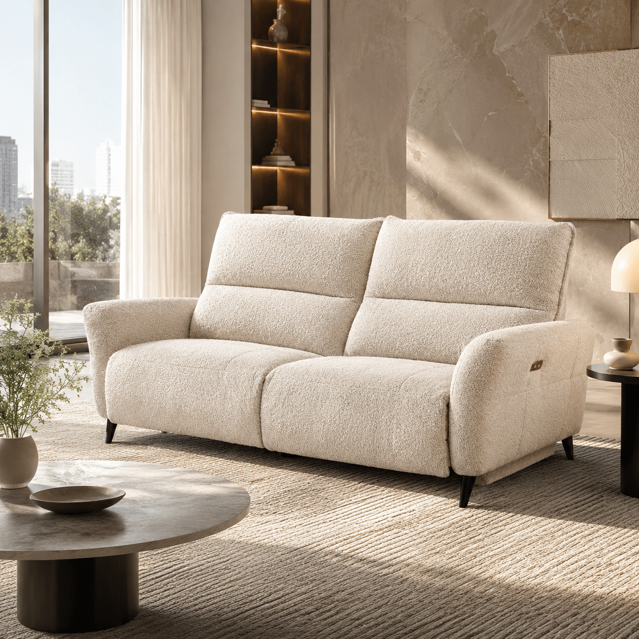 Luxury Modern Comfy Convertible Square Sponge