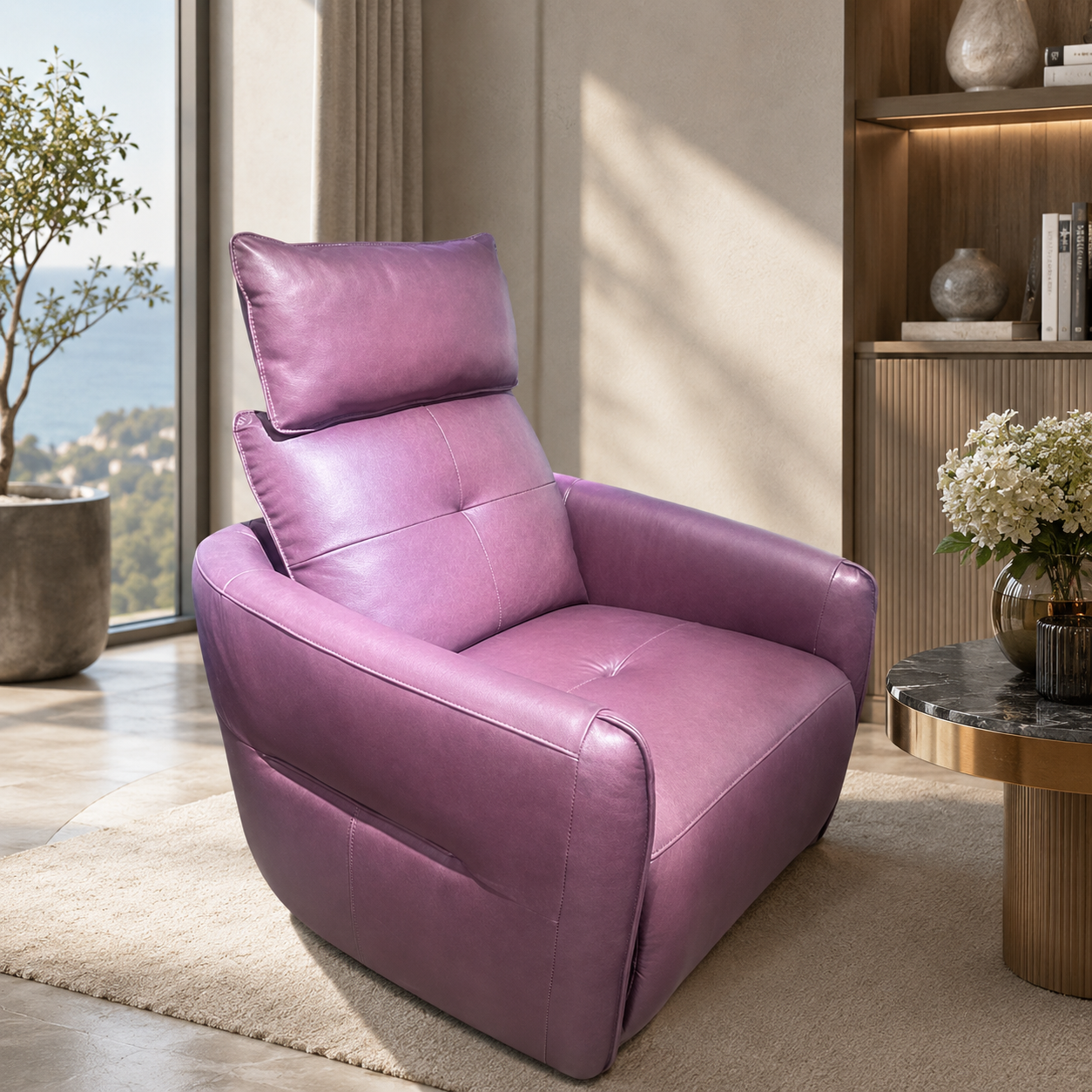 Hot Sale Modern PU Leather Accent