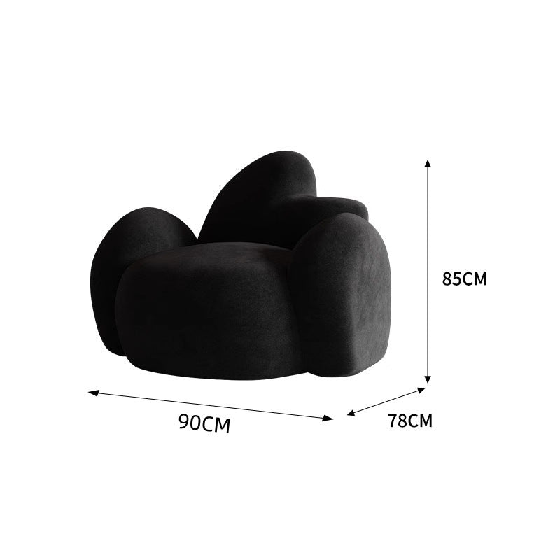 Nordic Creative Cloud Lamb Cashmere Sofa – Small Family & Salon Use