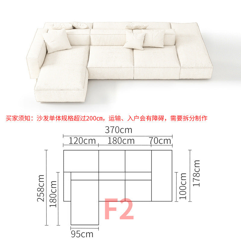 HJ HOME L-Shaped Velvet Corner Sofa, additional product image 16 for hospitality project