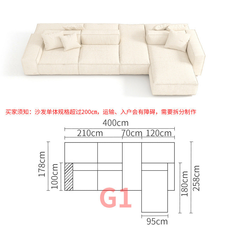 HJ HOME L-Shaped Velvet Corner Sofa, additional product image 17 for hospitality project
