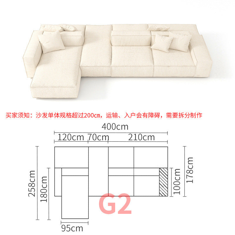 HJ HOME L-Shaped Velvet Corner Sofa, additional product image 18 for hospitality project