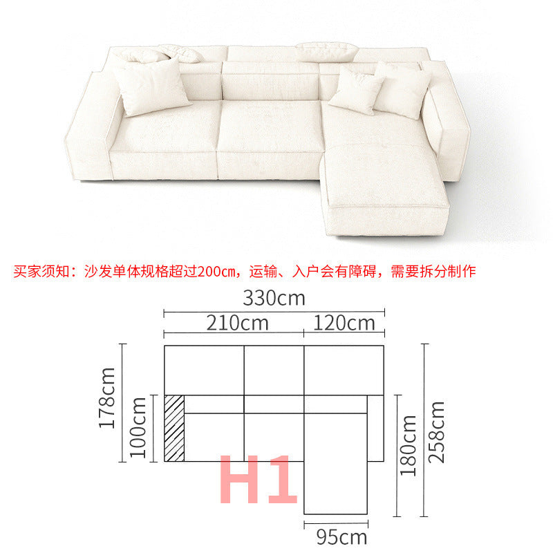 HJ HOME L-Shaped Velvet Corner Sofa, additional product image 19 for hospitality project