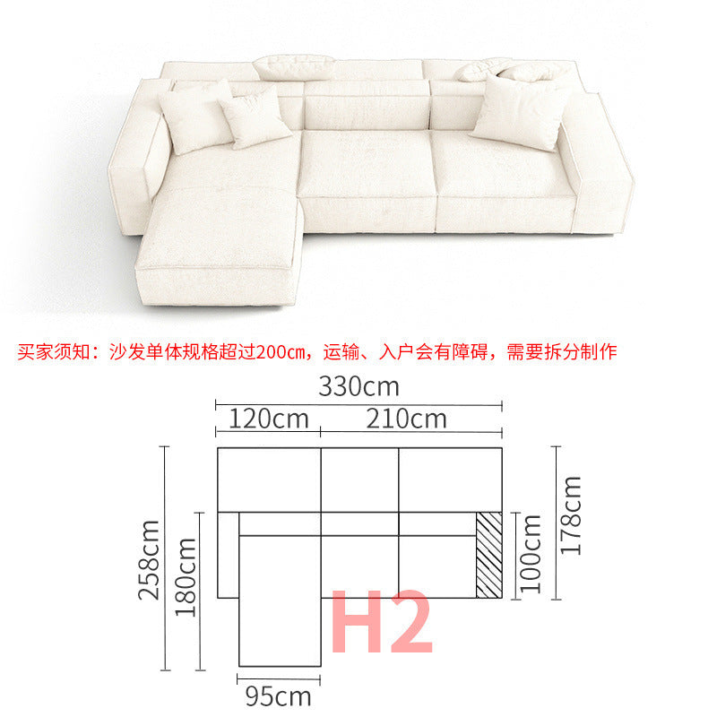 HJ HOME L-Shaped Velvet Corner Sofa, additional product image 20 for hospitality project