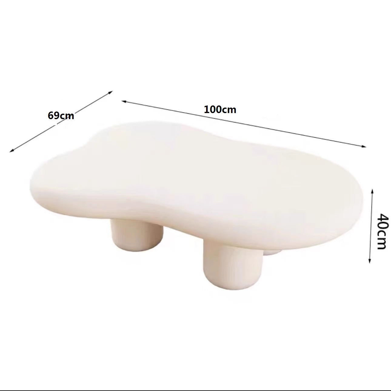 Nordic Creative Cloud Lamb Cashmere Sofa – Small Family & Salon Use
