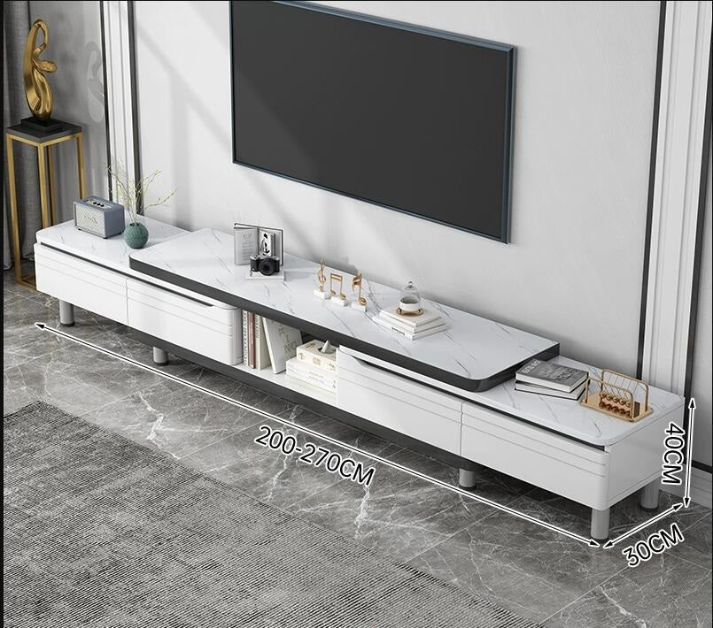 Nordic Modern Minimalist Small-Sized Coffee Table and TV Cabinet – Wooden Household Cabinet