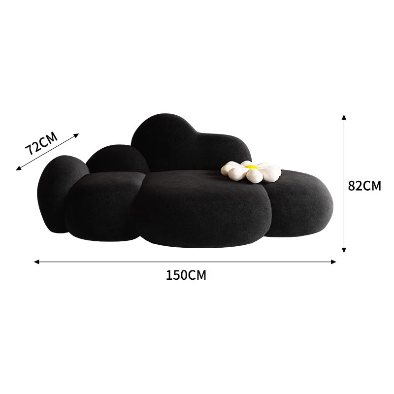 Nordic Creative Cloud Lamb Cashmere Sofa – Small Family & Salon Use