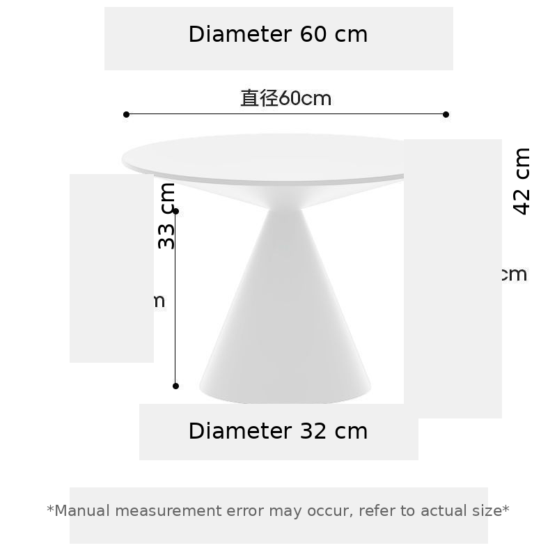 Round Coffee Table for Small Living Room